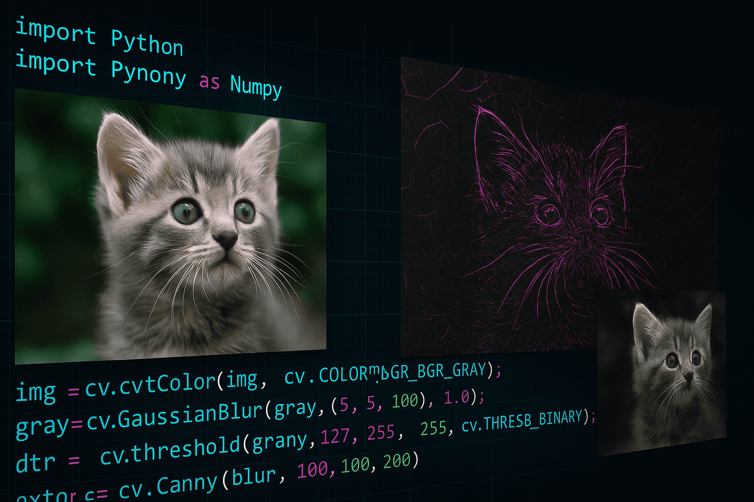 Bildverarbeitung mit Python & OpenCV